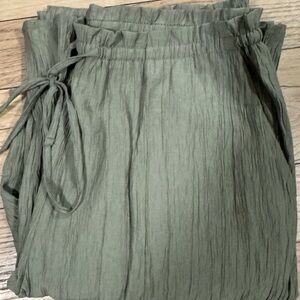 Zara Sage Green Maxi Skirt